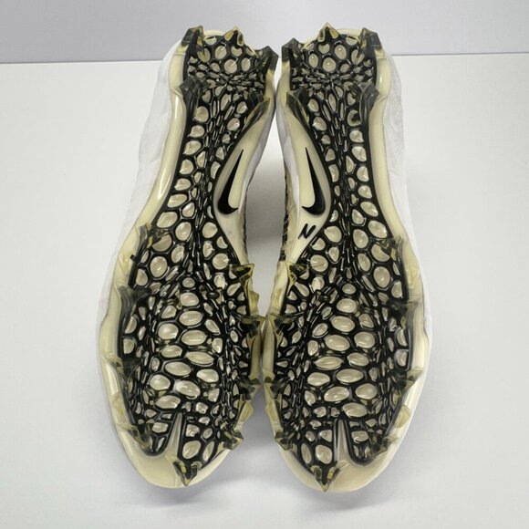 Nike Alpha Huarache 7 Pro LAX Cleats Mens 9.5 White Black CJ0265-100 Lacrosse main image 10